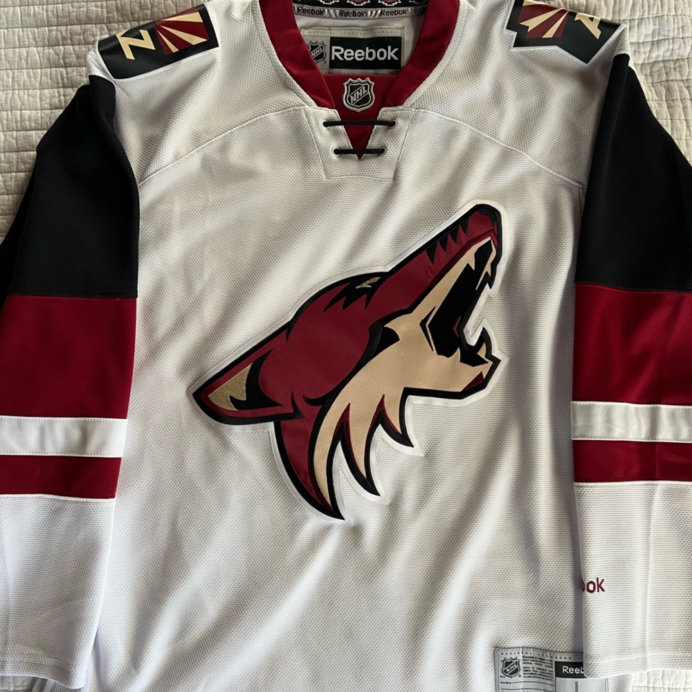 Reebok White and Red Sports Jersey